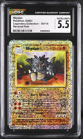 
              POKEMON TCG: LEGENDARY COLLECTION - RHYDON - 35/110 (REVERSE HOLO) (ENGLISH) (GRADED / CGC 5.5) (📌 CONDITION 9.5)
            