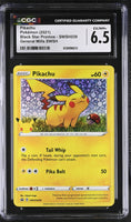 
              POKEMON TCG: BLACK STAR PROMOS - PIKACHU - SWSH039 (GENERAL MILLS SWORD & SHIELD - HOLO) (ENGLISH) (GRADED / CGC 6.5) (📌 CONDITION 9.5)
            