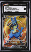 
              POKEMON TCG: BLACK STAR PROMOS - LUCARIO V - SWSH213 (LUCARIO VSTAR PREMIUM COLLECTION - HOLO) (ENGLISH) (GRADED / CGC 10) (📌 CONDITION 9.5)
            