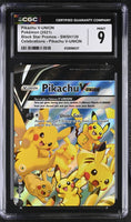 
              POKEMON TCG: BLACK STAR PROMOS - PIKACHU V-UNION - SWSH139 (CELEBRATIONS - PIKACHU V-UNION - HOLO) (ENGLISH) (GRADED / CGC 9) (📌 CONDITION 9.5)
            