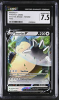 
              POKEMON TCG: SWORD & SHIELD BASE SET - SNORLAX V - 141/202 (HOLO) (ENGLISH) (GRADED / CGC 7.5) (📌 CONDITION 9.5)
            