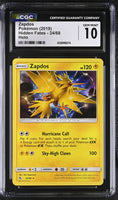 
              POKEMON TCG: HIDDEN FATES - ZAPDOS - 24/68 (HOLO) (ENGLISH) (GRADED / TOP POP / CGC 10) (📌 CONDITION 9.5)
            