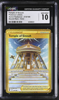 
              POKEMON TCG: ASTRAL RADIANCE - TEMPLE OF SINNOH - 214/189 (SECRET RARE - HOLO) (ENGLISH) (GRADED / CGC 10) (📌 CONDITION 9.5)
            