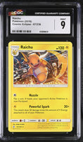 
              POKEMON TCG: COSMIC ECLIPSE - RAICHU - 67/236 (NON-HOLO) (ENGLISH) (GRADED / CGC 9) (📌 CONDITION 9.5)
            