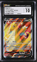 
              POKEMON TCG: EVOLVING SKIES - DRAGONITE V - 191/203 (ULTRA RARE - HOLO) (ENGLISH) (GRADED / CGC 10) (📌 CONDITION 9.5)
            