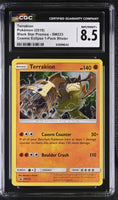 
              POKEMON TCG: BLACK STAR PROMOS - TERRAKION - SM223 (COSMIC ECLIPSE 1-PACK BLISTER / SUN & MOON - HOLO) (ENGLISH) (GRADED / CGC 8.5) (📌 CONDITION 9.5)
            