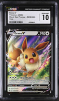 
              POKEMON TCG: BLACK STAR PROMOS - EEVEE V - SWSH065 (SWORD & SHIELD - HOLO) (ENGLISH) (GRADED / CGC 10) (📌 CONDITION 9.5)
            