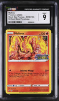
              POKEMON TCG: BLACK STAR PROMOS - MOLTRES - SWSH185 (BRILLIANT STARS PRERELEASE / SWORD & SHIELD - HOLO) (ENGLISH) (GRADED / CGC 9) (📌 CONDITION 9.5)
            