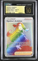 
              POKEMON TCG: BRILLIANT STARS - CYNTHIA'S AMBITION - 178/172 (RAINBOW RARE - HOLO) (ENGLISH) (GRADED / CGC PRISTINE 10) (📌 CONDITION 9.5)
            