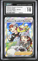
              POKEMON TCG: DARKNESS ABLAZE - POKEMON BREEDER'S NURTURING - 188/189 (ULTRA RARE - HOLO) (ENGLISH) (GRADED / CGC 10) (📌 CONDITION 9.5)
            