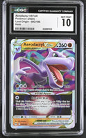 
              POKEMON TCG: LOST ORIGIN - AERODACTYL VSTAR - 093/196 (HOLO) (ENGLISH) (GRADED / CGC 10) (📌 CONDITION 9.5)
            