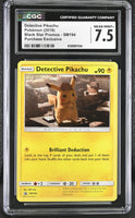 
              POKEMON TCG: BLACK STAR PROMOS - DETECTIVE PIKACHU - SM194 (PURCHASE EXCLUSIVE - HOLO) (ENGLISH) (GRADED / CGC 7.5) (📌 CONDITION 9.5)
            