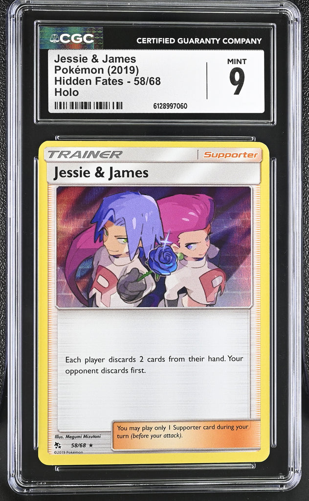 jessie pokemon cards Trading Card Game Hidden Fates Ultra Rare and James #68 I Found Ascended Heroes kartenpaket Blister Option:Absol (Blue) forcefully peeling the transparency