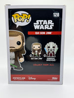
              FUNKO POP! STAR WARS QUI GON JINN #128 (LE 2,000) (2016 NYCC EXCLUSIVE STICKER) (📌CONDITION 8.5/9.0)
            