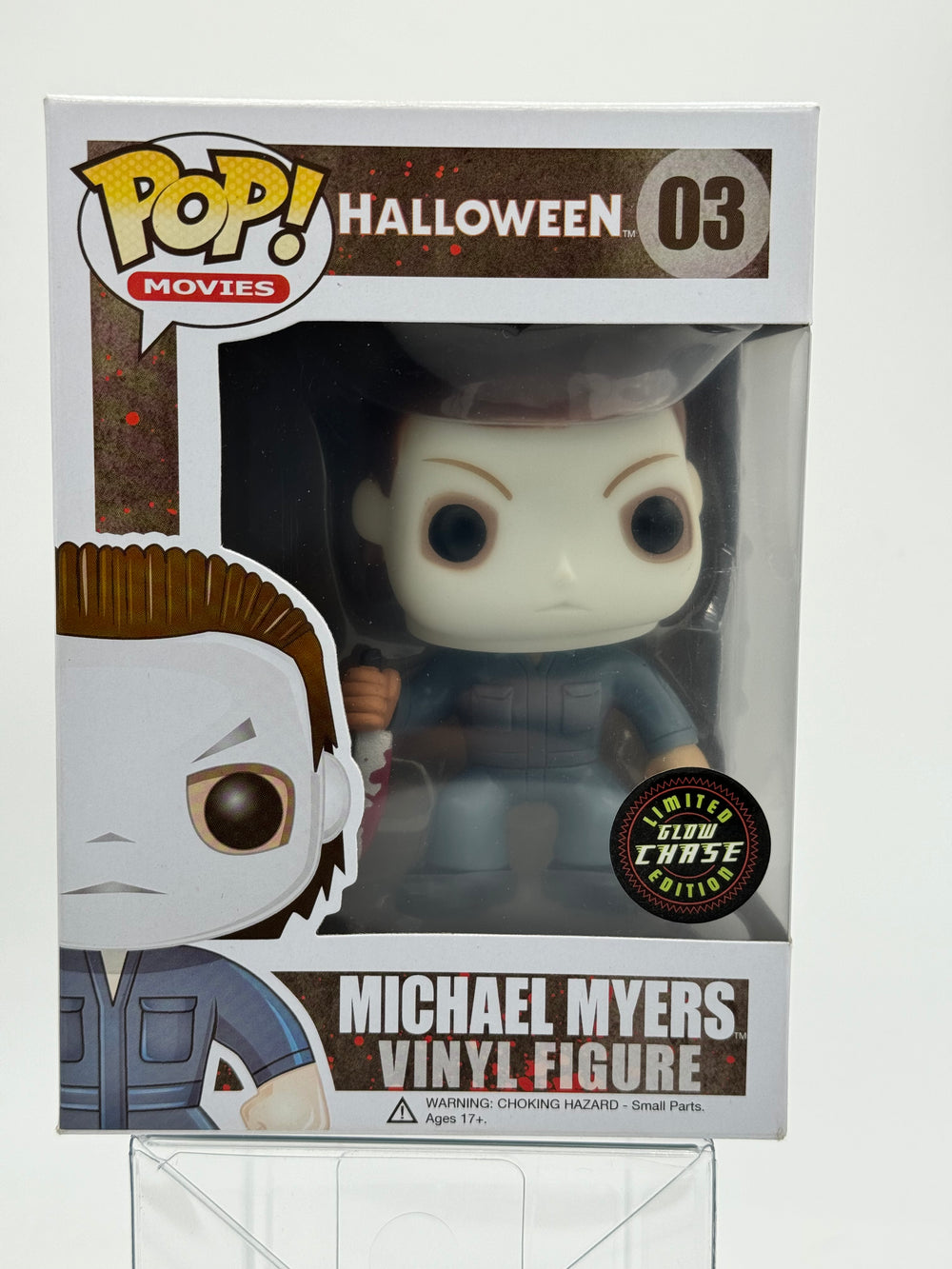 FUNKO POP! MOVIES HALLOWEEN: MICHAEL MYERS #03 (GLOW CHASE) (JJL 180103) (📌 CONDITION 8.5/9.0)