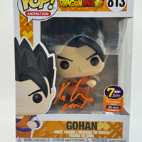 FUNKO POP! ANIMATION DRAGON BALL SUPER: GOHAN #813 (SIGNED / AUTOGRAPHED BY KYLE HEBERT) (7BAP SIGNITURE SERIES / LE 60) (JSA COA) (📌CONDITION 9.5)