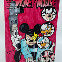 IDW COMICS MICKEY MOUSE ISSUE #1 VOL #1 (BLANK COVER VARIANT) (MICKEY MOUSE CUSTOM ART BY UNKNOWN ARTIST) (JUNE 2015)