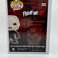 FUNKO POP! MOVIES FRIDAY THE 13TH: UNMASKED JASON VOORHEES #202 (LE 1,008) (2015 SHARED SUMMER CONVENTION STICKER) (📌CONDITION 6.0)