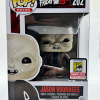 FUNKO POP! MOVIES FRIDAY THE 13TH: UNMASKED JASON VOORHEES #202 (LE 1,008) (2015 SDCC EXCLUSIVE STICKER) (📌CONDITION 9.5)