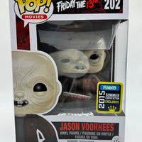 FUNKO POP! MOVIES FRIDAY THE 13TH: UNMASKED JASON VOORHEES #202 (LE 1,008) (2015 SHARED SUMMER CONVENTION STICKER) (📌CONDITION 8.5/9.0)
