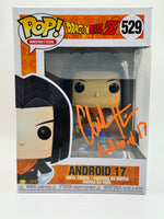 
              FUNKO POP! ANIMATION DRAGON BALL Z: ANDROID 17 #529 (SIGNED / AUTOGRAPHED BY CHUCK HUBER) (TRISTAR COA) (📌CONDITION 8.0)
            