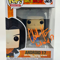 FUNKO POP! ANIMATION DRAGON BALL Z: ANDROID 17 #529 (SIGNED / AUTOGRAPHED BY CHUCK HUBER) (TRISTAR COA) (📌CONDITION 8.0)