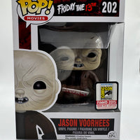 FUNKO POP! MOVIES FRIDAY THE 13TH: UNMASKED JASON VOORHEES #202 (LE 1,008) (2015 SDCC EXCLUSIVE STICKER) (📌CONDITION 8.5/9.0)