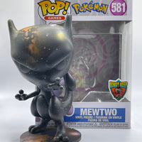 FUNKO POP CUSTOM! POKEMON: MEWTWO #581 (GALAXY BLACKLIGHT VARIANT) (LE 1) (THE KING'S KEEP EXCLUSIVE)