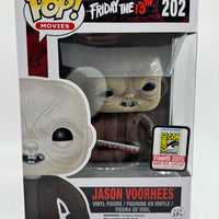 FUNKO POP! MOVIES FRIDAY THE 13TH: UNMASKED JASON VOORHEES #202 (LE 1,008) (2015 SDCC EXCLUSIVE STICKER) (📌CONDITION 8.5/9.0)