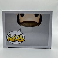FUNKO POP! STAR WARS QUI GON JINN #128 (LE 2,000) (2016 NYCC EXCLUSIVE STICKER) (📌CONDITION 8.5/9.0)