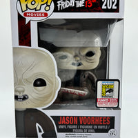 FUNKO POP! MOVIES FRIDAY THE 13TH: UNMASKED JASON VOORHEES #202 (LE 1,008) (2015 SDCC EXCLUSIVE STICKER) (📌CONDITION 8.5/9.0)