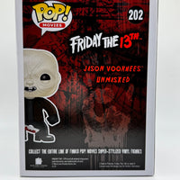 FUNKO POP! MOVIES FRIDAY THE 13TH: UNMASKED JASON VOORHEES #202 (LE 1,008) (2015 SDCC EXCLUSIVE STICKER) (📌CONDITION 7.0)