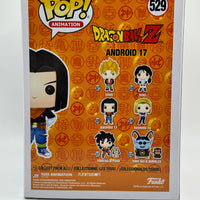 FUNKO POP! ANIMATION DRAGON BALL Z: ANDROID 17 #529 (SIGNED / AUTOGRAPHED BY CHUCK HUBER) (TRISTAR COA) (📌CONDITION 8.0)