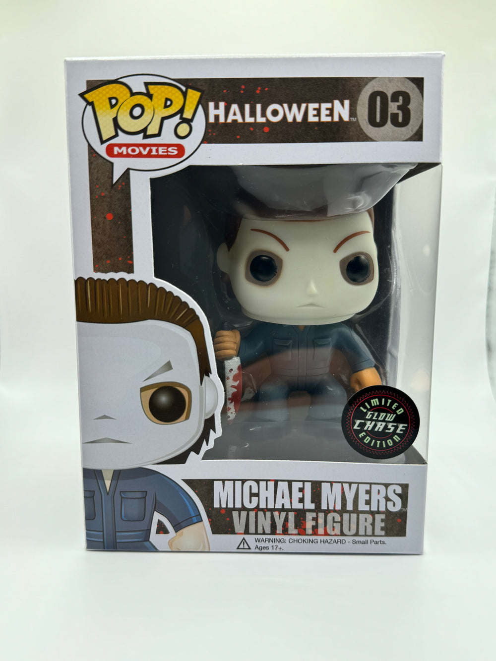 FUNKO POP! MOVIES HALLOWEEN: MICHAEL MYERS #03 (GLOW CHASE) (JJL 170315) (📌 CONDITION 7.5/8.0)