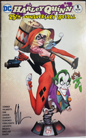 
              DC COMICS HARLEY QUINN: 25TH ANNIVERSARY SPECIAL ISSUE #1 (ONE-SHOT) (LE 3,000) (KNOWHERE GAMES & COMICS EXCLUSIVE / JOE BENITEZ VARIANT COVER) (SIGNED / AUTOGRAPHED BY JOE BENITEZ) (NO COA) (NOV 2017) (📌 CONDITION 8.5/9.0)
            