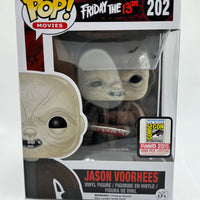 FUNKO POP! MOVIES FRIDAY THE 13TH: UNMASKED JASON VOORHEES #202 (LE 1,008) (2015 SDCC EXCLUSIVE STICKER) (📌CONDITION 4.0)