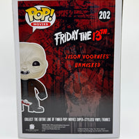 FUNKO POP! MOVIES FRIDAY THE 13TH: UNMASKED JASON VOORHEES #202 (LE 1,008) (2015 SHARED SUMMER CONVENTION STICKER) (📌CONDITION 6.0)