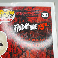 FUNKO POP! MOVIES FRIDAY THE 13TH: UNMASKED JASON VOORHEES #202 (LE 1,008) (2015 SDCC EXCLUSIVE STICKER) (📌CONDITION 8.5/9.0)