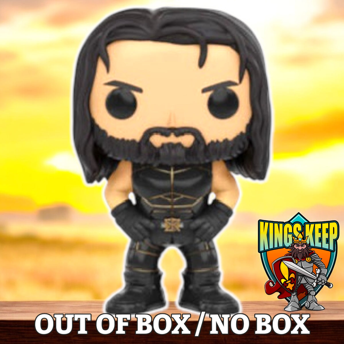 FUNKO POP! SPORTS WWE SETH ROLLINS (BLACK OUTFIT) #24 (OUT OF BOX / NO ...