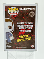 
              FUNKO POP! MOVIES HALLOWEEN: MICHAEL MYERS #03 (GLOW CHASE) (JJL 180103) (📌 CONDITION 8.5/9.0)
            