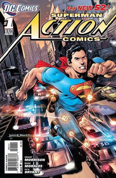 DC COMICS ACTION COMICS VOL. 2 ISSUE #1 (1ST APPEARANCE OF NYXLY) (THE NEW 52) (NOV 2011) (🔑 KEY ISSUE) (📌 CONDITION 9.5)
