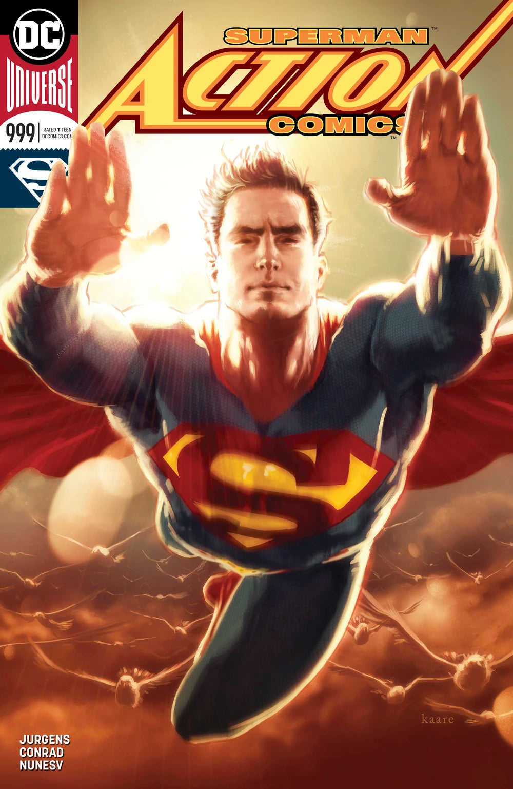 DC COMICS ACTION COMICS VOL. 1 ISSUE #999 (KAARE ANDREWS VARIANT COVER) (SUPERMAN) (MAY 2018) (📌 CONDITION 8.5/9.0)