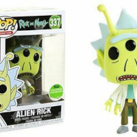 FUNKO POP! ANIMATION RICK & MORTY: ALIEN RICK #337 (2018 SPRING CONVENTION STICKER) (📌CONDITION 8.5/9.0)