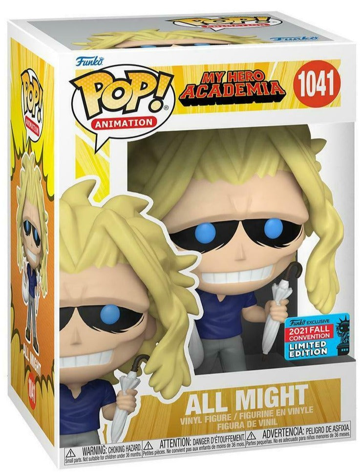 FUNKO POP! ANIMATION MY HERO ACADEMIA: ALL MIGHT #1041 (2021 FALL CONVENTION STICKER)