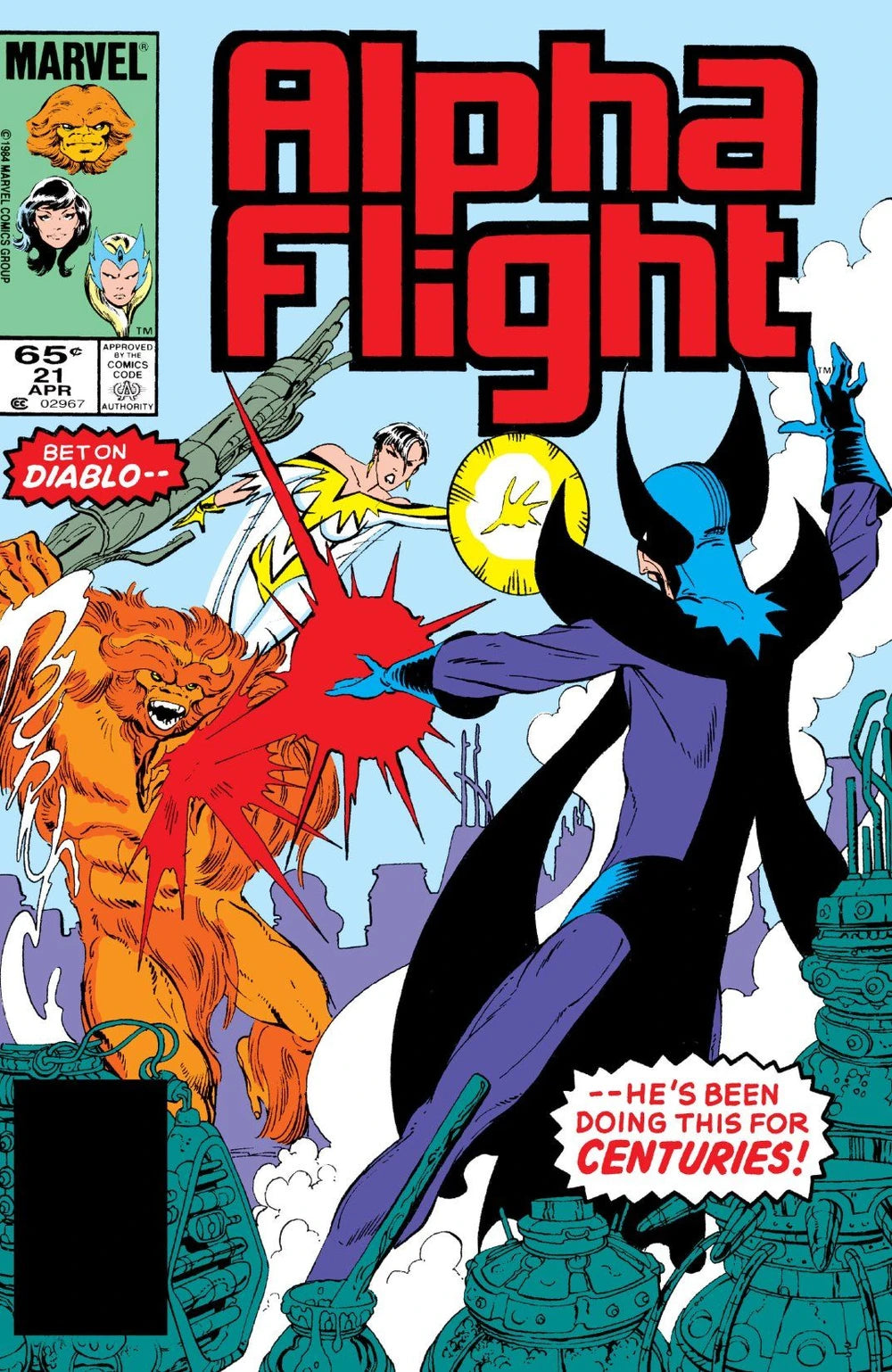 MARVEL COMICS ALPHA FLIGHT VOL. 1 ISSUE #21 (DIRECT EDITION) (APR 1985) (📌 CONDITION 8.5/9.0)