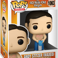 FUNKO POP! MOVIES THE 40-YEAR OLD VIRGIN: ANDY STITZER #1063 (WAXED)