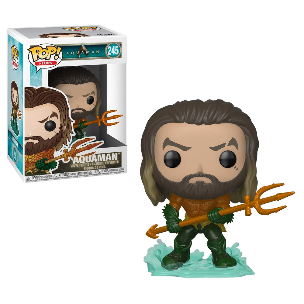 FUNKO POP! DC HEROES AQUAMAN MOVIE: AQUAMAN #245 (📌CONDITION 6.0)
