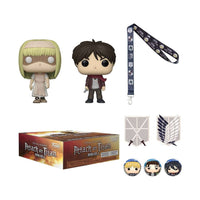 
              FUNKO POP! ANIMATION ATTACK ON TITAN: ATTACK ON TITAN FINAL SEASON COLLECTOR BOX (YMIR FRITZ #1250) (CHILD EREN #1251) (GAMESTOP EXCLUSIVE STICKER) (📌CONDITION 9.5)
            