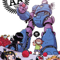 MARVEL COMICS AVENGERS ARENA ISSUE #1 (SKOTTIE YOUNG BABY VARIANT COVER) (1ST APPERANCE OF CULLEN BLOODSTONE / KID BRITON / DEATH LOCKET / ANACHRONISM / NARA / APEX) (DEATH OF METTLE) (FEB 2013) (📌 CONDITION 9.5)