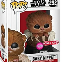 FUNKO POP! STAR WARS RETURN OF THE JEDI: BABY NIPPET #292 (FLOCKED) (TARGET EXCLUSIVE STICKER)